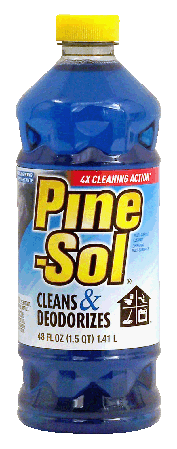 Pine-sol  multi-surface cleaner, cleans & deodorizes, sparkling wave scent Full-Size Picture